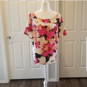 Ava&Viv Floral Top 3X  👚